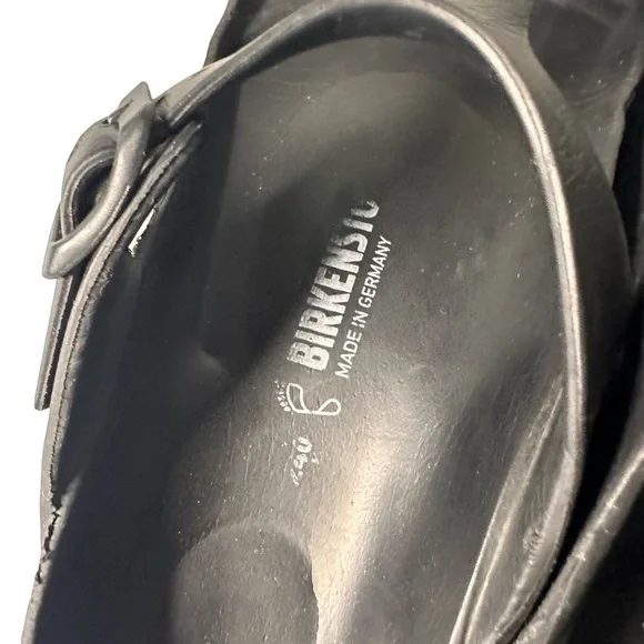 Birkenstock Size 37 Gizeh Essentials EVA in Black Thong Footbed Sandal - Picture 5 of 13